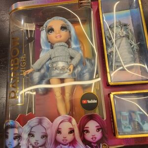 Rainbow High Fashion Doll with Blue Hair